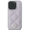 Image de Étui Guess pour iPhone 16 6.1 violet étui rigide Quiled Metal Logo - Neuf