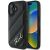 Image de Coque Rigide En Cuir Noir/noir Pour Iphone 16 Pro 6,3 Pouces Bmw Bmhcp16lsllbk Avec Marquage À Chaud