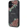 Image de Étui Guess GUHMP16P4ROPEMCK iPhone 16 6.1 noir étui rigide 4G Flowers Print MagSafe - Neuf
