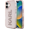 Image de Coque Rose Karl Lagerfeld Iml Avec Logo Strass Pour Iphone 16