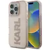 Image de Étui Karl Lagerfeld IML Rhinestones Logo pour iPhone 16 Pro rose - Neuf