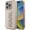 Image de Coque Rose Karl Lagerfeld Iml Avec Logo Strass Pour Iphone 16 Pro Max