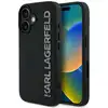 Image de Étui Karl Lagerfeld HC 3D Rubber Elongated Glitter pour iPhone 16 noir - Neuf
