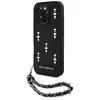 Image de Étui Karl Lagerfeld Saffiano Crystals w/Chain pour iPhone 16 Pro noir - Neuf