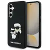 Image de Étui Rigide Noir/noir Karl Lagerfeld Klhcs24fe3drkcnk S24 Fe S721 En Caoutchouc 3d Karl&choupette