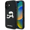 Image de Étui Karl Lagerfeld HC 3D Rubber Double Heads pour iPhone 16 noir - Neuf