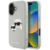 Image de Étui Karl Lagerfeld HC 3D Rubber Double Heads pour iPhone 16 beige - Neuf