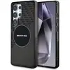 Image de Étui AMG Transparent Rhombs MagSafe pour Samsung Galaxy S25 Ultra, noir - Neuf