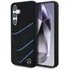 Image de Étui Mercedes Silicone Contrasted Curves MagSafe pour Samsung Galaxy S25 noi - Neuf