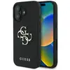 Image de Etui Guess Grained Big 4G Logo Small Classic Logo do iPhone 16 czarny - Neuf