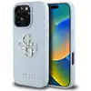 Image de Étui Guess Grained Big 4G Logo Small Classic Logo pour iPhone 16 Pro Max bleu - Neuf