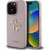 Image de GuessPolyuréthaneGrainé 4g Metal Logo Iphone 15 Pro Phone Case Pink Pink One Size