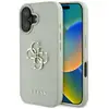 Image de Étui Guess Grained Big 4G Logo Small Classic Logo pour iPhone 16 vert - Neuf