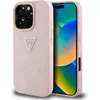 Image de Case Guess Hot Stamp 4G Pattern Triangle Metal Logo Do Iphone 16 Pro Ró owy