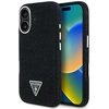 Image de Étui Guess Denim À Logo Triangulaire Magsafe Pour Iphone 16 Noir