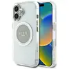 Image de Étui Guess IML Metal Colored Circle Classic Logo MagSafe pour iPhone 16 gris - Neuf