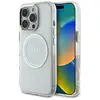 Image de Étui Guess IML Metal Colored Circle Classic Logo MagSafe pour iPhone 16 Pro blanc - Neuf