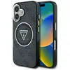 Image de Étui Guess IML Metal Glitter 4G Circle Triangle MagSafe pour iPhone 16 noir - Neuf