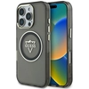 Image de Coque Guess Iml Metal Mountain Logo Magsafe Pour Iphone 16 Pro Max Noire