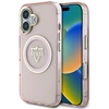 Image de Coque Magsafe Guess Iml Metal Mountain Logo Pour Iphone 16 Rose