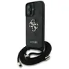 Image de Étui Guess 4G Big Logo Cord Stap Crossbody pour iPhone 16 Plus noir - Neuf