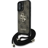 Image de Étui Bandoulière Guess 4g Avec Grand Logo Et Cordon Pour Iphone 16, Marron