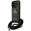 Image de Étui Guess 4G Big Logo Cord Stap Crossbody pour iPhone 16 Pro Max marron - Neuf