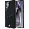 Image de Étui BMW Leather Textured and Smooth MagSafe pour Samsung Galaxy S25 Ultra noir - Neuf