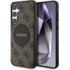 Image de Coque Guess 4g Round Patch Classic Logo Magsafe Pour Samsung Galaxy S25+ Marron