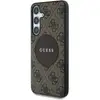 Image de Étui Guess 4G Round Patch Classic Logo MagSafe pour Samsung Galaxy S25+ marron - Neuf