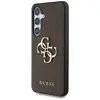 Image de Étui Guess Grained Big 4G Logo Small Classic Logo pour Samsung Galaxy S25+ marron - Neuf