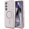 Image de Guess Coque MagSafe IML avec strass pour Samsung Galaxy S25 - Rose - Neuf