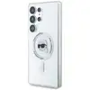 Image de Étui Karl Lagerfeld Button Karl Head Printed Logo MagSafe pour Samsung Galaxy S25 Ultra blanc - Neuf