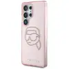 Image de Étui Karl Lagerfeld Rhinestones K. Head Logo pour Samsung Galaxy S25 Ultra rose - Neuf