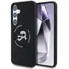 Image de Étui Karl Lagerfeld en silicone Double Heads MagSafe pour Samsung Galaxy S25 - Neuf