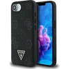 Image de Étui GUESS pour IPHONE 16e (SE 4 2025) compatible avec MagSafe GUHMPSE4PGBTMK (GrainedPolyuréthaneHot Stamp Peony Triangle Logo) noir
