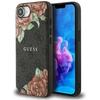 Image de Coque Magsafe Guess 4g À Motif Floral Pour Iphone 16e, Noire