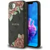 Image de Étui Guess 4G Flowers Print MagSafe pour iPhone 16e noir - Neuf