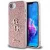 Image de Étui Guess Fixed Glitter Big 4G pour iPhone 16e rose - Neuf