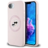 Image de Coque Magsafe En Silicone Karl Lagerfeld À Motifs Karl Et Choupette Pour Iphone 16e, Rose
