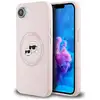 Image de Étui Karl Lagerfeld Silicone Karl&Choupette Heads MagSafe pour iPhone 16e rose - Neuf