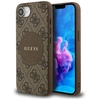 Image de Coque Guess 4g Circle Classic Logo Magsafe Pour Iphone 16e Marron