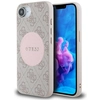 Image de Coque Guess 4g Circle Classic Logo Magsafe Pour Iphone 16e, Rose