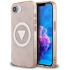 Image de Coque Guess Iml Metal Glitter 4g Magsafe Pour Iphone 16e Rose
