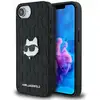 Image de Étui Karl Lagerfeld Monogram Choupette Head Pin pour iPhone 16e noir - Neuf