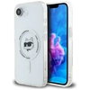 Image de Coque Magsafe Karl Lagerfeld Iml En Métal Avec Tête De Choupette Pour Iphone 16e, Blanche