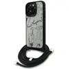 Image de KARL LAGERFELD case passend für IPHONE 16 PRO MAX KLHCP16XPGGRMPCG kompatibel mit MagSafe (CRSSBY GrainedPolyuréthaneW/ Pattern & Logo) gray