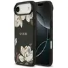 Image de Etui Guess Grained Flowers Classic Logo MagSafe do iPhone Air czarny - Neuf