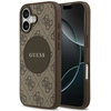 Image de Coque Guess 4g Circle Classic Logo Magsafe Pour Iphone 17 Marron