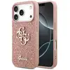 Image de Étui Guess Fixed Glitter Big 4G pour iPhone 17 Pro rose - Neuf